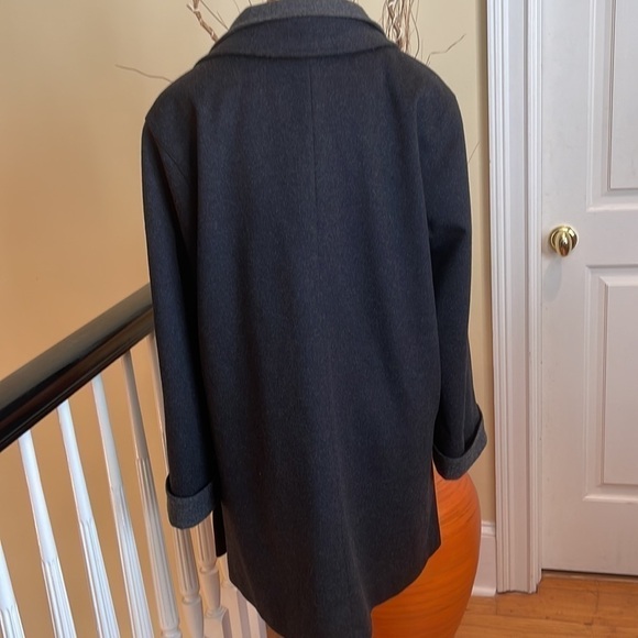 Steinbock 🔥SALE🔥Tyrol/Austria black and grey Cashmere and Virgen  Wool coat - Picture 9 of 14